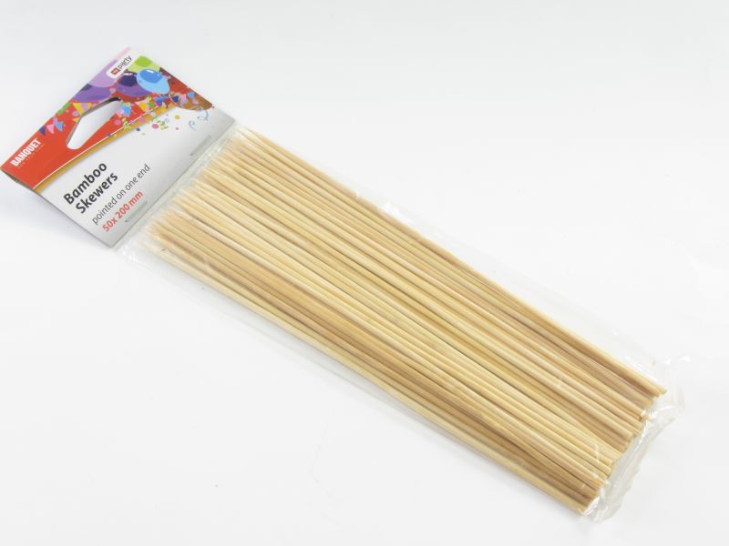 Bambusz saslik pálca 20 cm (50 db-os) - Banquet