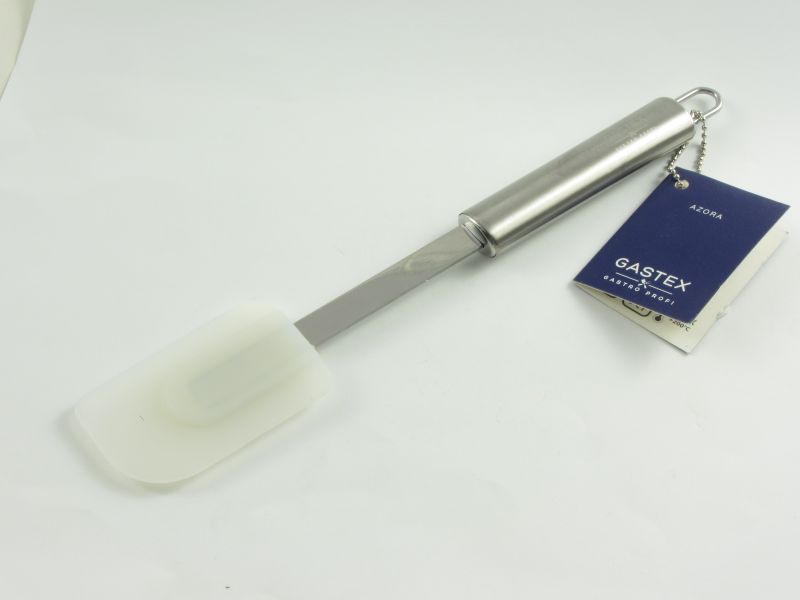 Szilikonos spatula rozsdamentes nyéllel - Gastex Azora